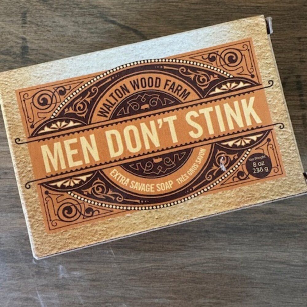 Men Don't Stink Extra Savage Bar Soap   8404  NWT Boutique